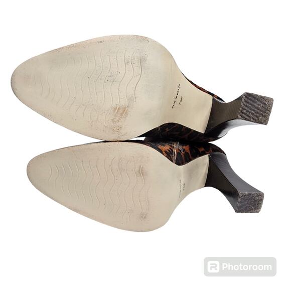 Matisse Eclair Leopard Cowhair Booties Women's 7.5 M - Picture 15 of 15